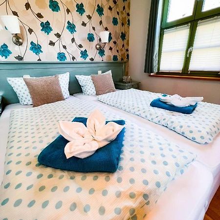 Kornmuehle Doppelzimmer Muehlenstein Mellenthin Exteriör bild